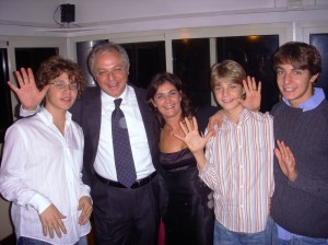 La famiglia Capone ai 50 anni del papà